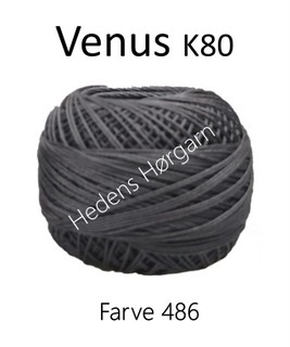 Venus K80 farve 486 Mørk grå